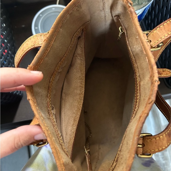 Vintage * AUTHENTIC* Louis Vuitton Brown Monogram Bucket Bag - Picture 8 of 12